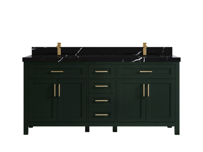Cambridge 72 in. W x 22 in. D Double Sink Bathroom Vanity - Willow Bath and Vanity