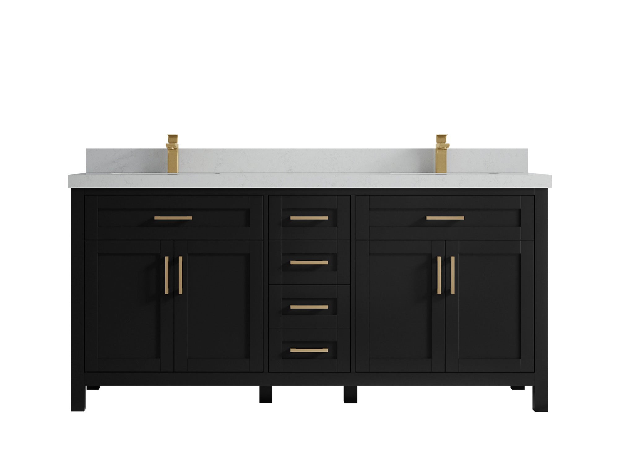 Cambridge 72 in. W x 22 in. D Double Sink Bathroom Vanity - Willow Bath and Vanity
