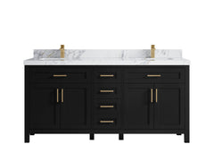 Cambridge 72 in. W x 22 in. D Double Sink Bathroom Vanity - photo 44