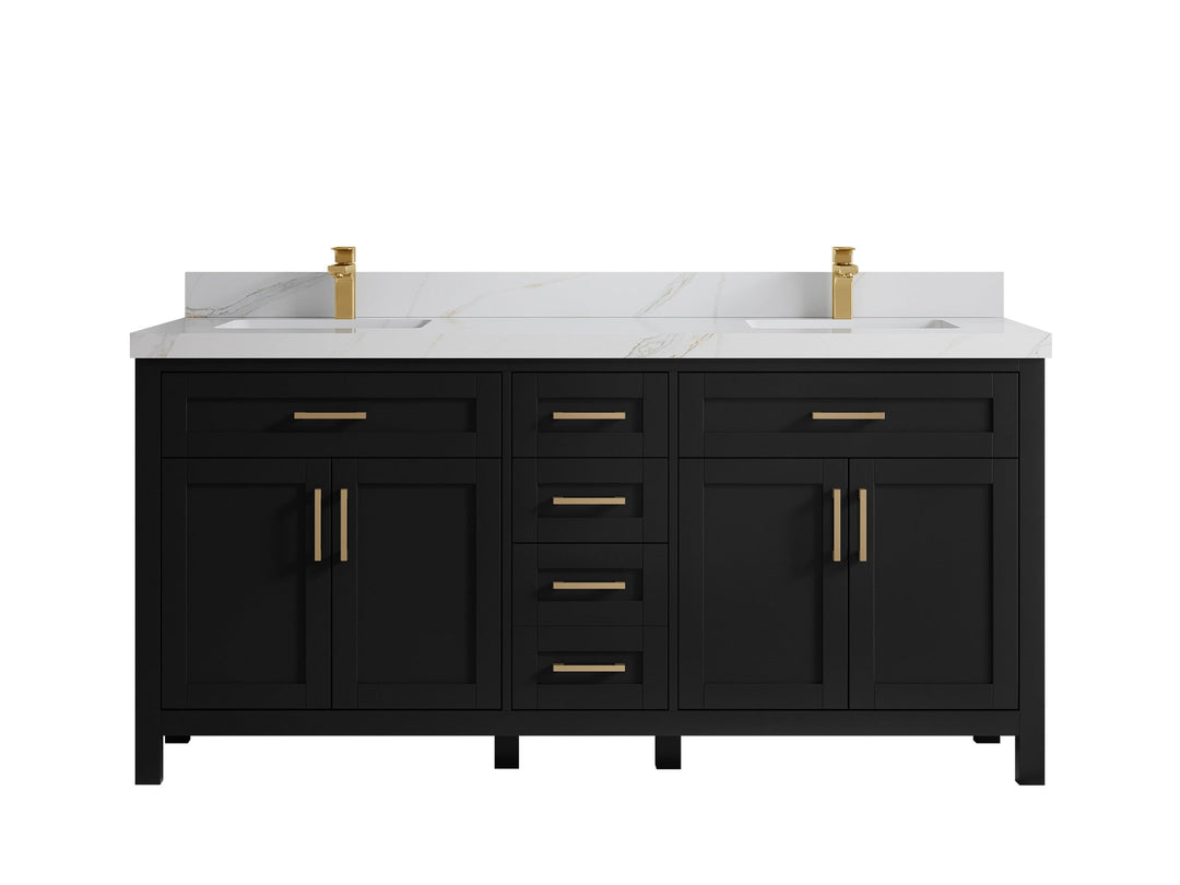 Cambridge 72 in. W x 22 in. D Double Sink Bathroom Vanity - Willow Bath and Vanity