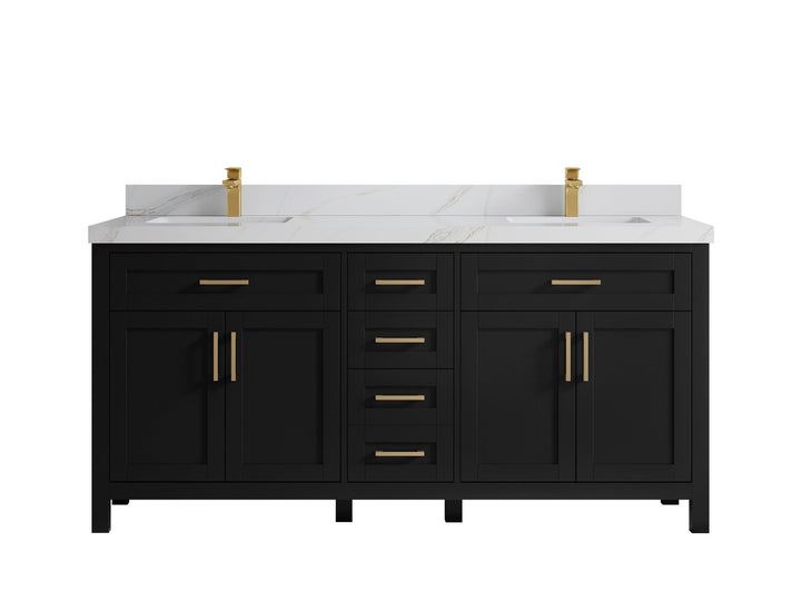 Cambridge 72 in. W x 22 in. D Double Sink Bathroom Vanity - photo 25