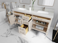Cambridge 72 in. W x 22 in. D Double Sink Bathroom Vanity - photo 3