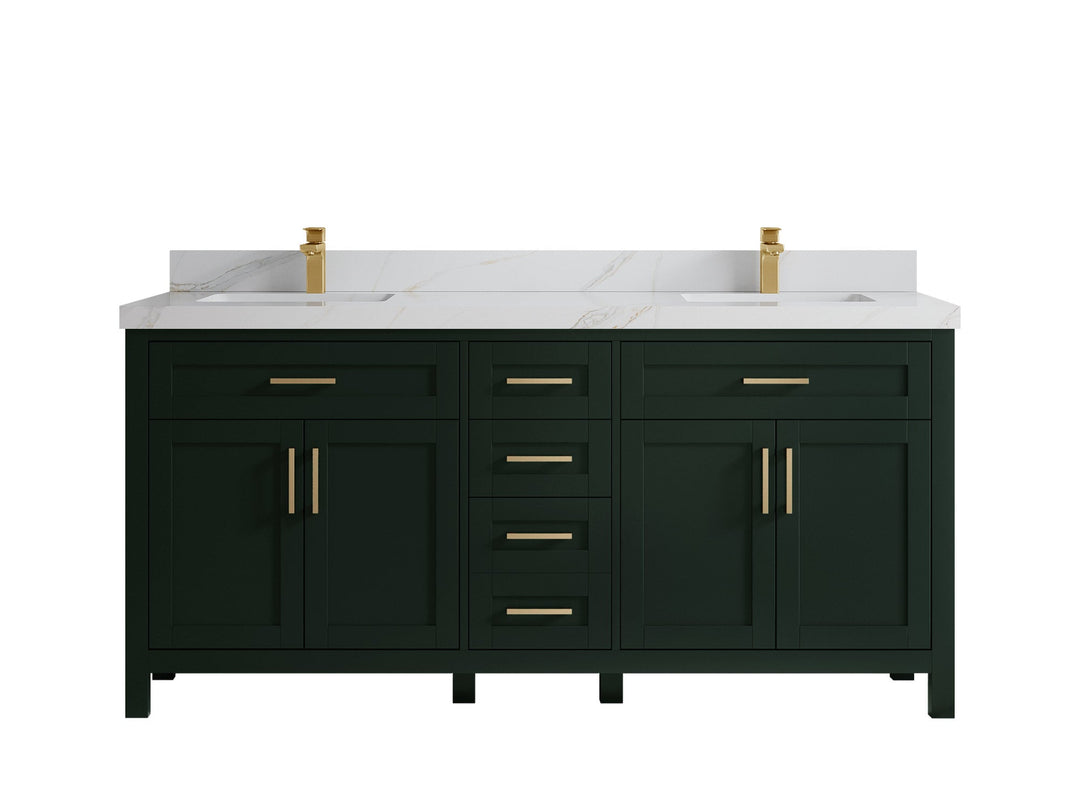 Cambridge 72 in. W x 22 in. D Double Sink Bathroom Vanity - Willow Bath and Vanity
