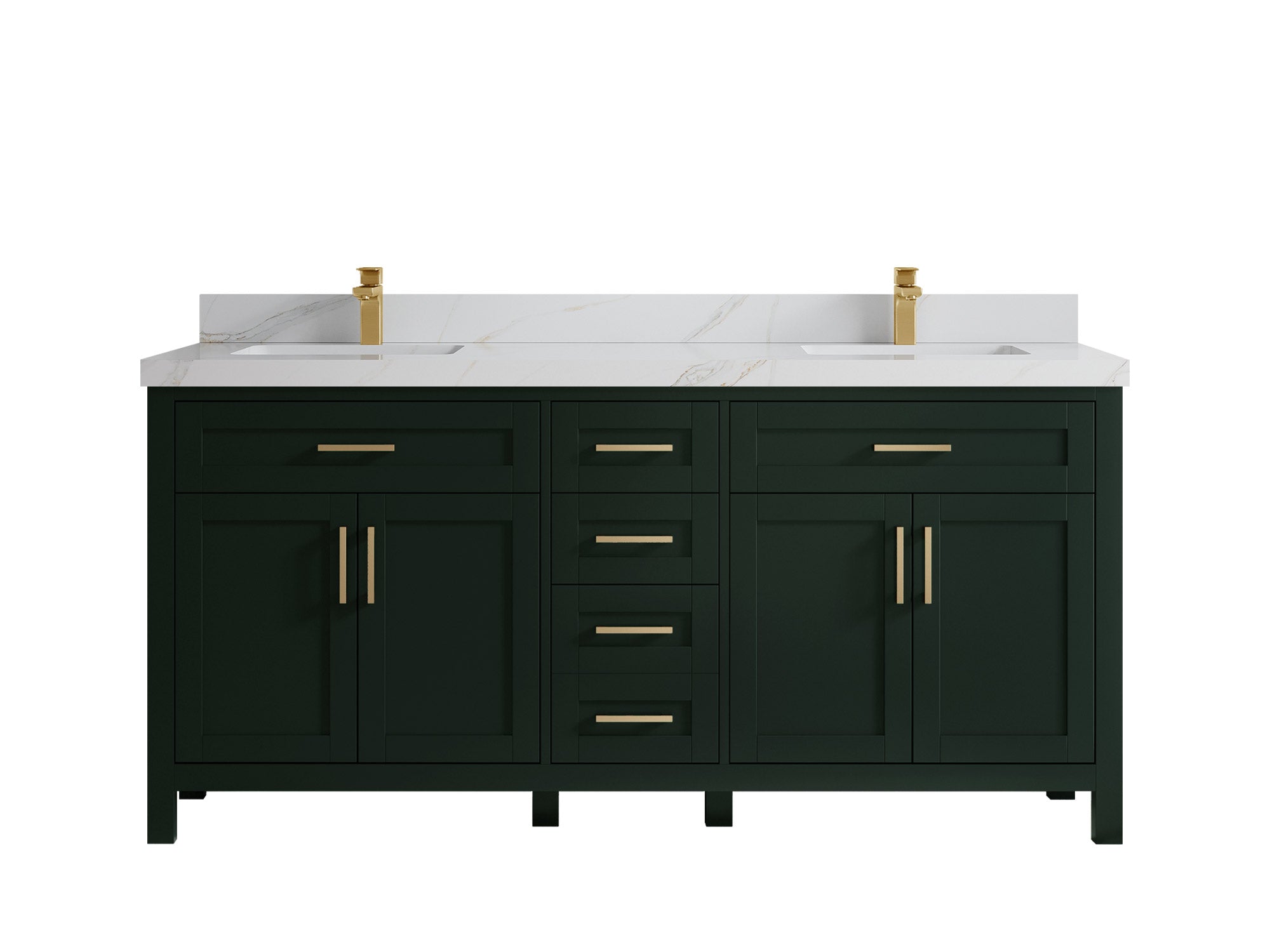 Cambridge 72 in. W x 22 in. D Double Sink Bathroom Vanity - Willow Bath and Vanity