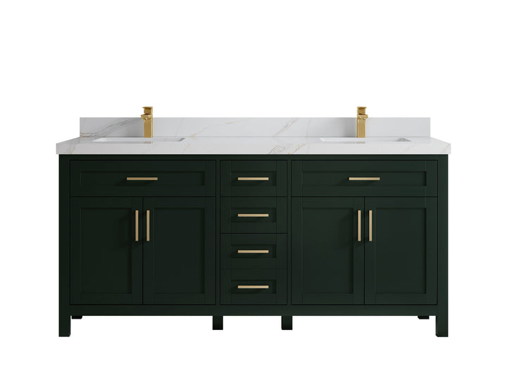 Cambridge 72 in. W x 22 in. D Double Sink Bathroom Vanity - photo 24