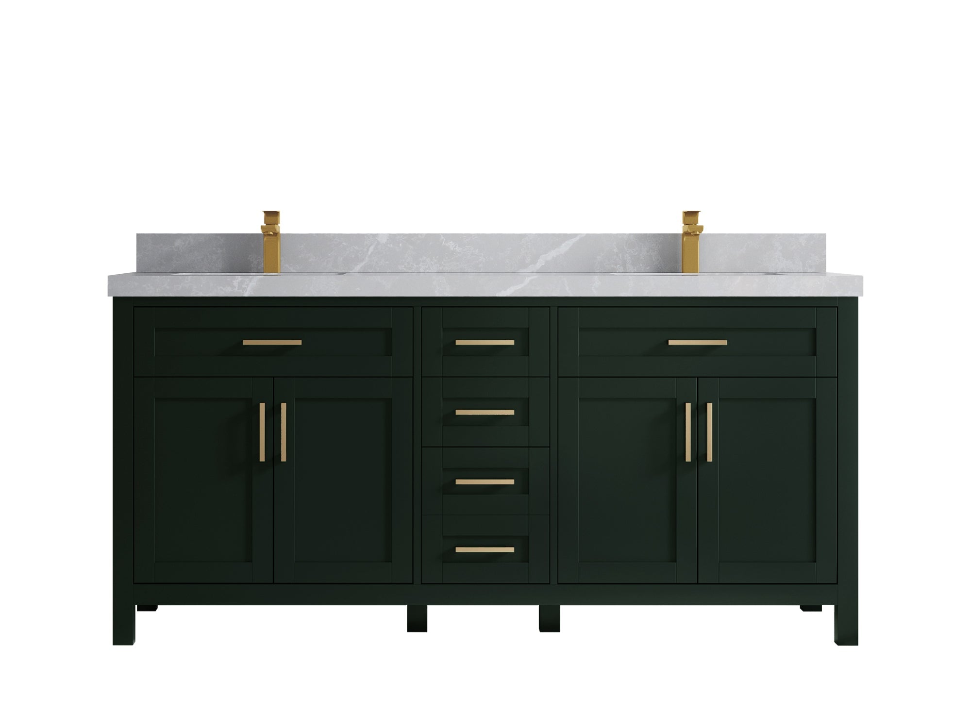 Cambridge 72 in. W x 22 in. D Double Sink Bathroom Vanity - Willow Bath and Vanity