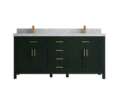 Cambridge 72 in. W x 22 in. D Double Sink Bathroom Vanity - Willow Bath and Vanity