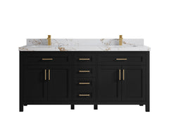 Cambridge 72 in. W x 22 in. D Double Sink Bathroom Vanity - photo 36