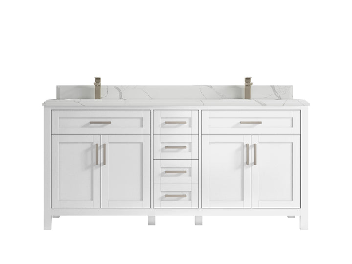 Cambridge 72 in. W x 22 in. D Double Sink Bathroom Vanity - photo 33