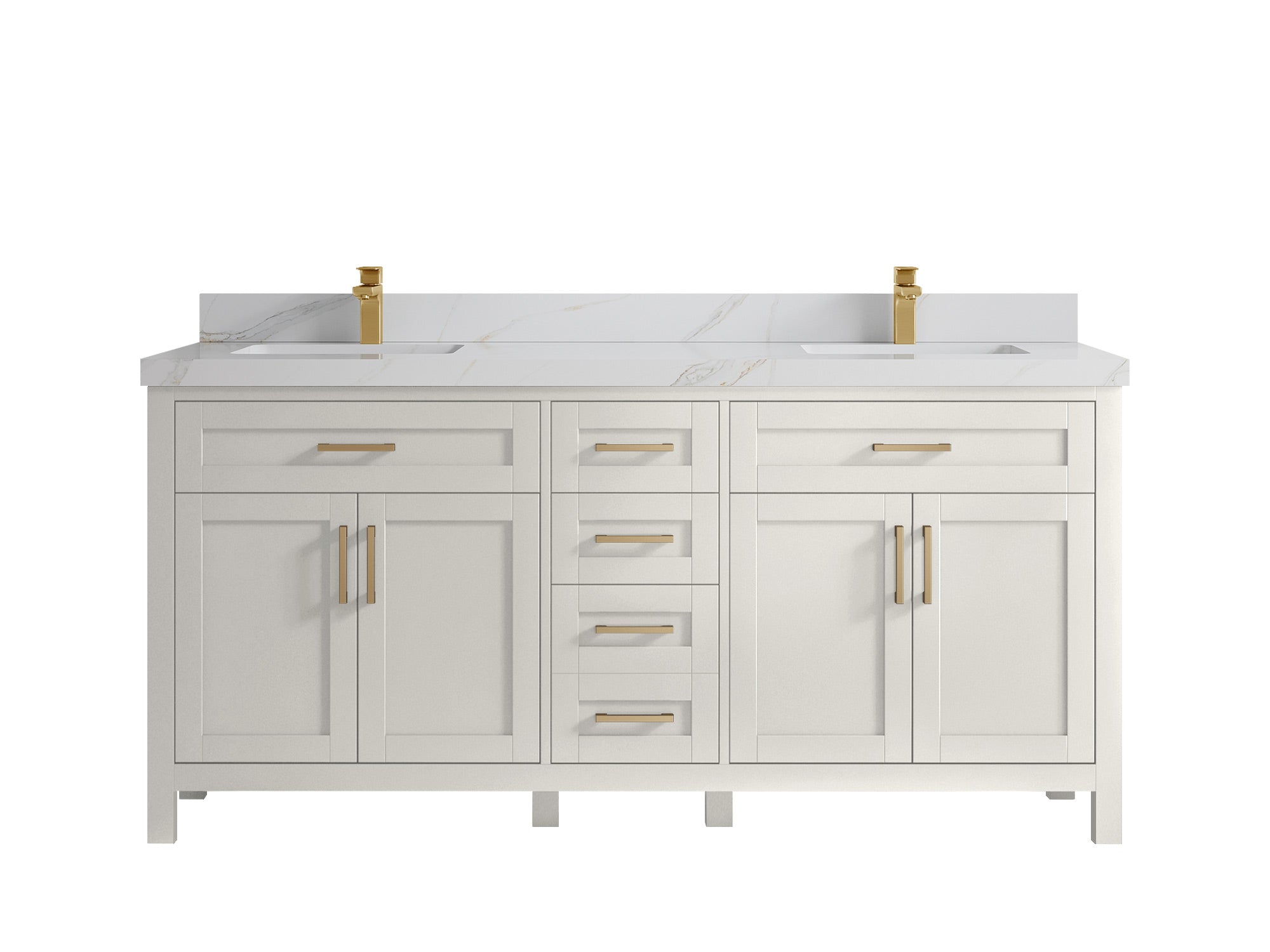 Cambridge 72 in. W x 22 in. D Double Sink Bathroom Vanity - Willow Bath and Vanity