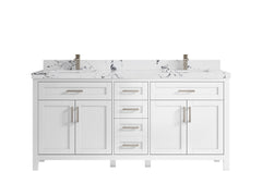 Cambridge 72 in. W x 22 in. D Double Sink Bathroom Vanity - photo 44