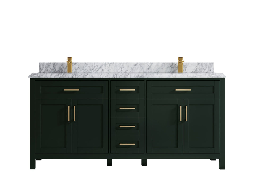 Cambridge 72 in. W x 22 in. D Double Sink Bathroom Vanity - Willow Bath and Vanity