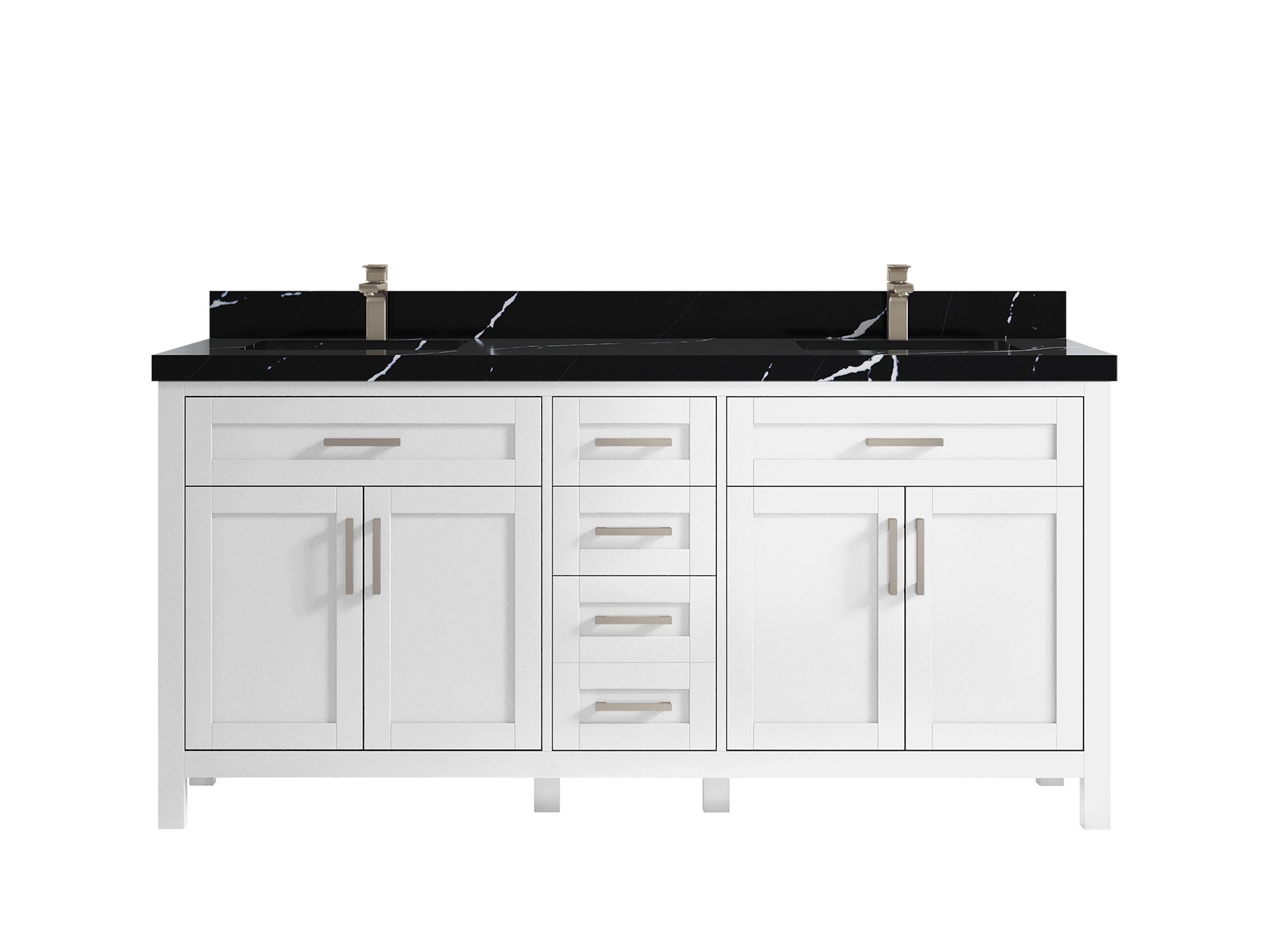 Cambridge 72 in. W x 22 in. D Double Sink Bathroom Vanity - Willow Bath and Vanity