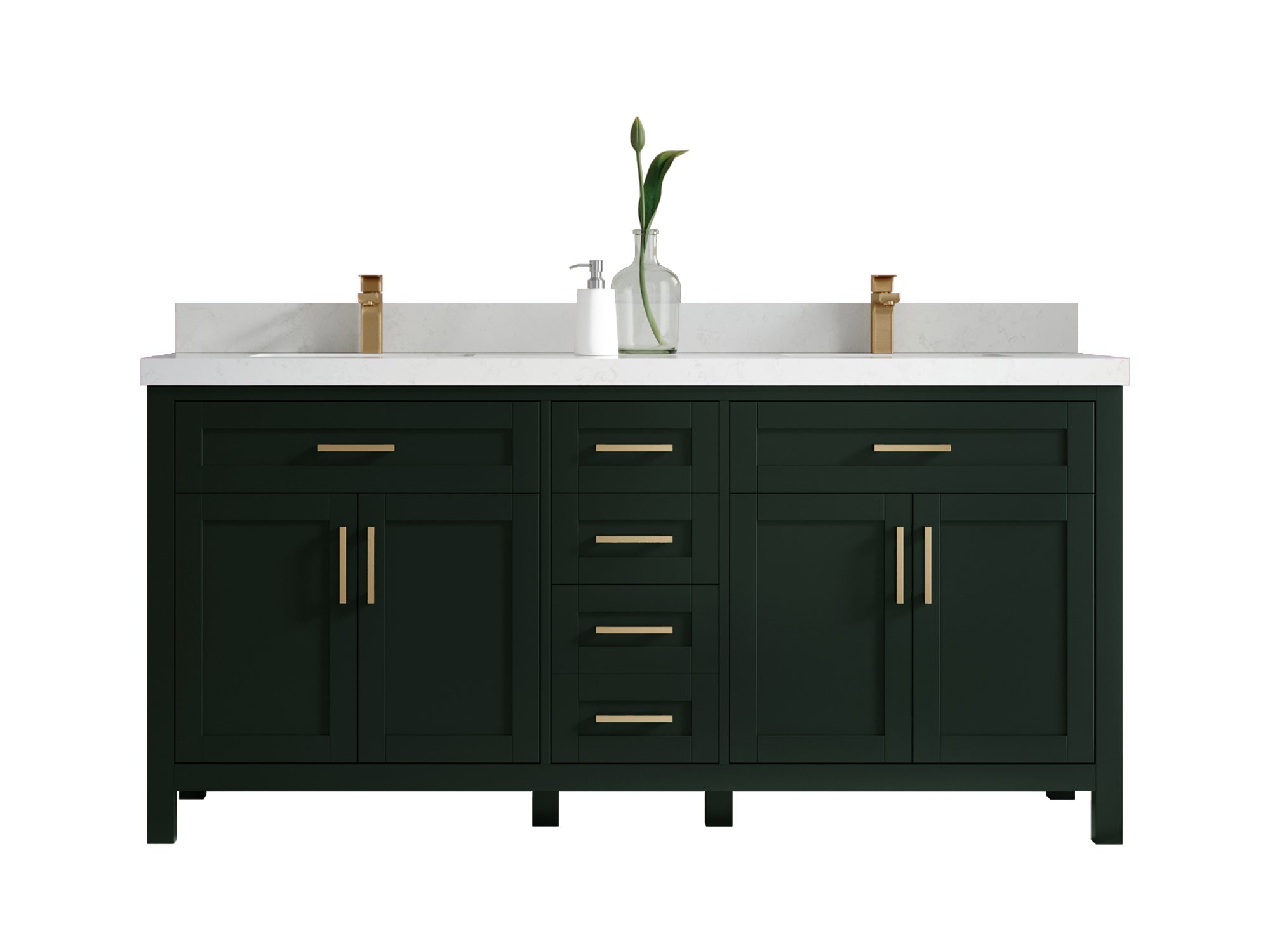 Cambridge 72 in. W x 22 in. D Double Sink Bathroom Vanity - Willow Bath and Vanity