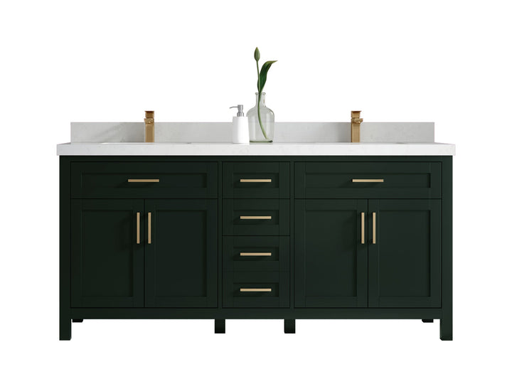 Cambridge 72 in. W x 22 in. D Double Sink Bathroom Vanity - photo 1
