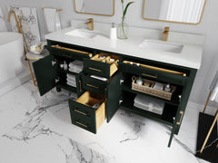 Cambridge 72 in. W x 22 in. D Double Sink Bathroom Vanity - photo 3
