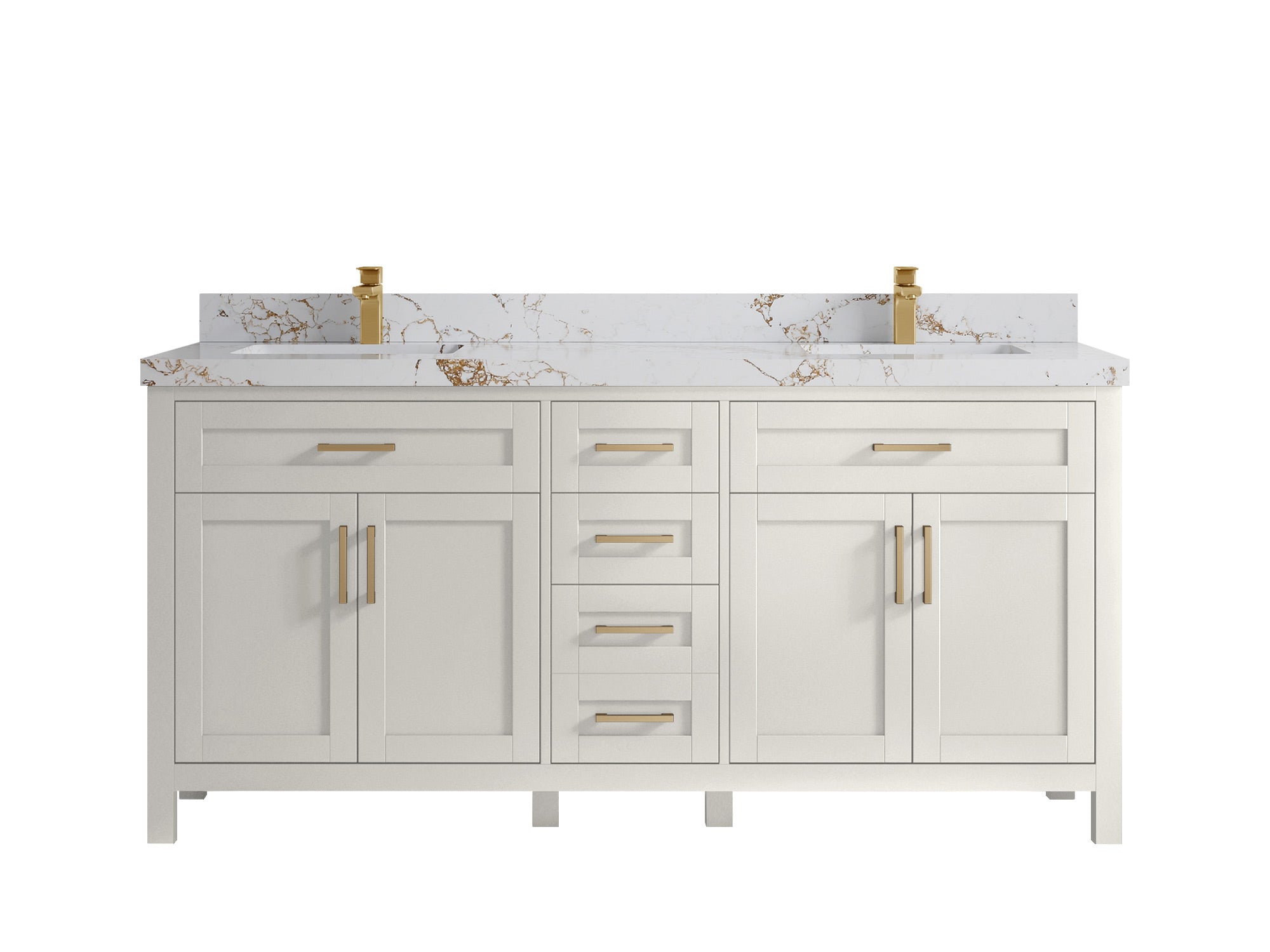 Cambridge 72 in. W x 22 in. D Double Sink Bathroom Vanity - Willow Bath and Vanity