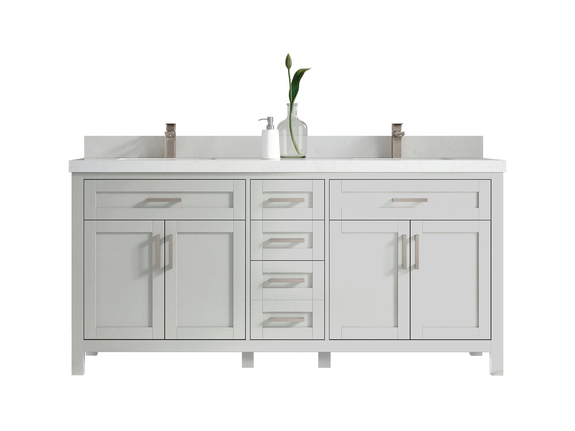 Cambridge 72 in. W x 22 in. D Double Sink Bathroom Vanity - Willow Bath and Vanity