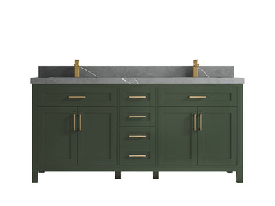 Cambridge 72 in. W x 22 in. D Double Sink Bathroom Vanity - Willow Bath and Vanity