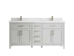 Cambridge 72 in. W x 22 in. D Double Sink Bathroom Vanity - photo 12