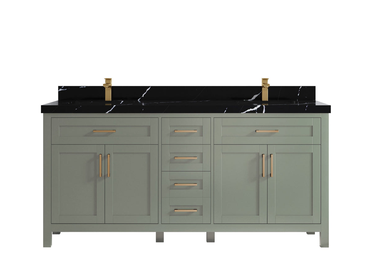 Cambridge 72 in. W x 22 in. D Double Sink Bathroom Vanity - Willow Bath and Vanity