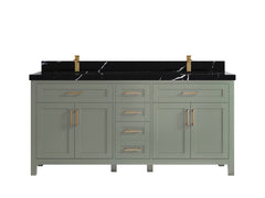 Cambridge 72 in. W x 22 in. D Double Sink Bathroom Vanity - photo 7