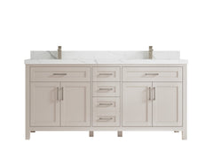 Cambridge 72 in. W x 22 in. D Double Sink Bathroom Vanity - photo 16