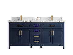 Cambridge 72 in. W x 22 in. D Double Sink Bathroom Vanity - photo 26