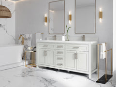 Cambridge 72 in. W x 22 in. D Double Sink Bathroom Vanity - photo 2