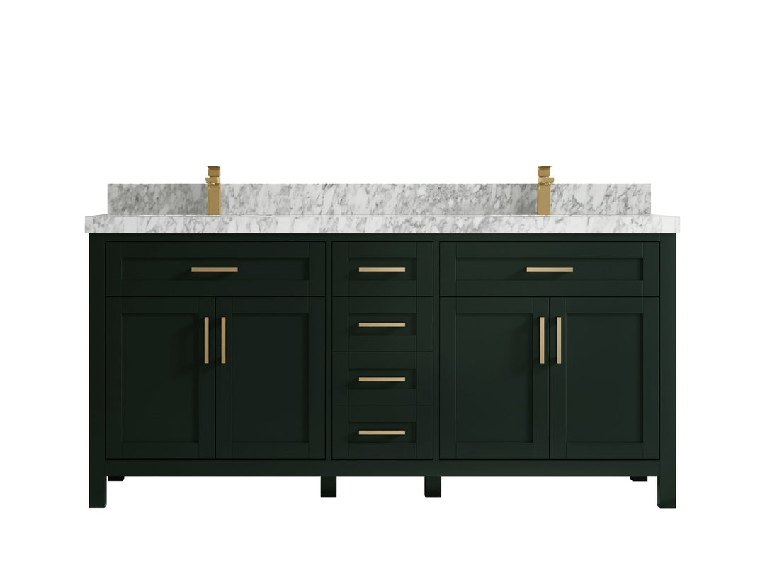 Cambridge 72 in. W x 22 in. D Double Sink Bathroom Vanity - Willow Bath and Vanity
