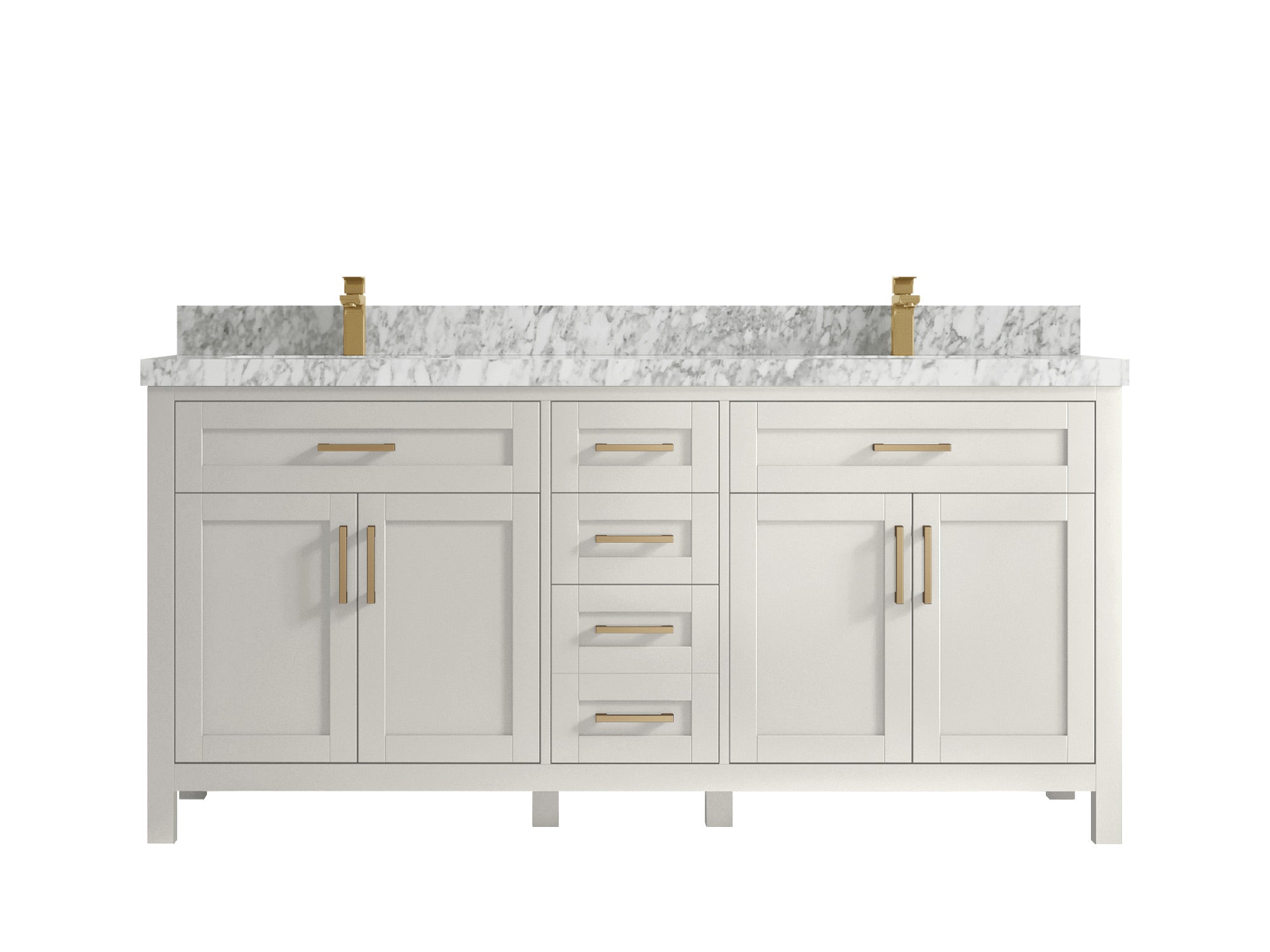 Cambridge 72 in. W x 22 in. D Double Sink Bathroom Vanity - Willow Bath and Vanity