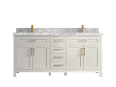 Cambridge 72 in. W x 22 in. D Double Sink Bathroom Vanity - photo 25