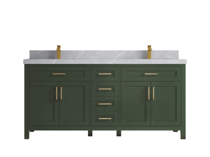 Cambridge 72 in. W x 22 in. D Double Sink Bathroom Vanity - photo 41