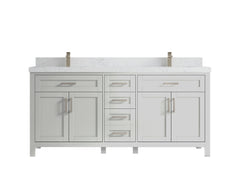 Cambridge 72 in. W x 22 in. D Double Sink Bathroom Vanity - photo 28
