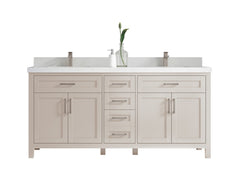 Cambridge 72 in. W x 22 in. D Double Sink Bathroom Vanity - photo 1