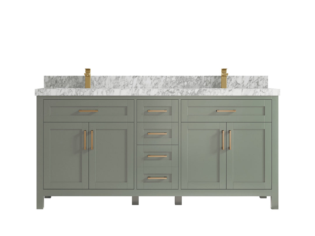 Cambridge 72 in. W x 22 in. D Double Sink Bathroom Vanity - Willow Bath and Vanity