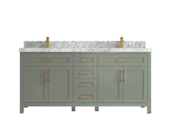 Cambridge 72 in. W x 22 in. D Double Sink Bathroom Vanity - photo 17