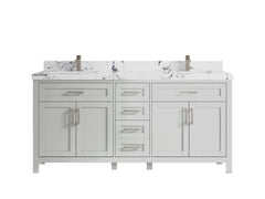 Cambridge 72 in. W x 22 in. D Double Sink Bathroom Vanity - photo 38