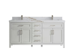 Cambridge 72 in. W x 22 in. D Double Sink Bathroom Vanity - photo 8