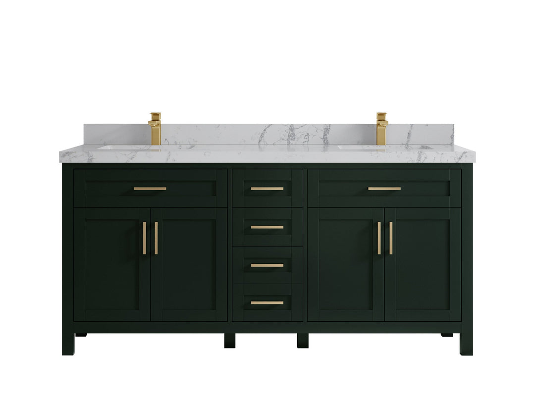 Cambridge 72 in. W x 22 in. D Double Sink Bathroom Vanity - Willow Bath and Vanity