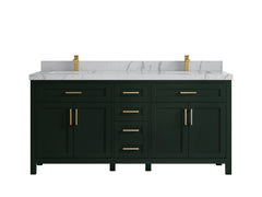 Cambridge 72 in. W x 22 in. D Double Sink Bathroom Vanity - photo 50