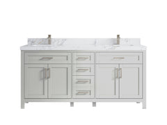 Cambridge 72 in. W x 22 in. D Double Sink Bathroom Vanity - photo 14