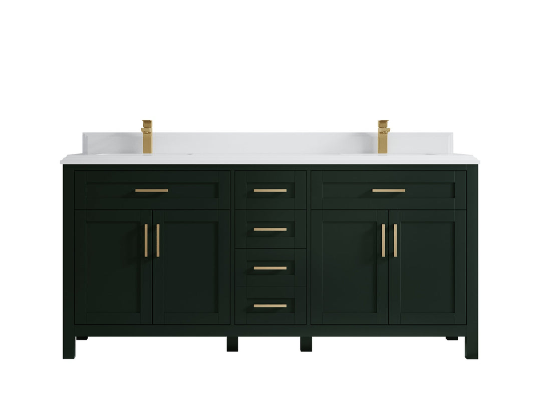 Cambridge 72 in. W x 22 in. D Double Sink Bathroom Vanity - Willow Bath and Vanity