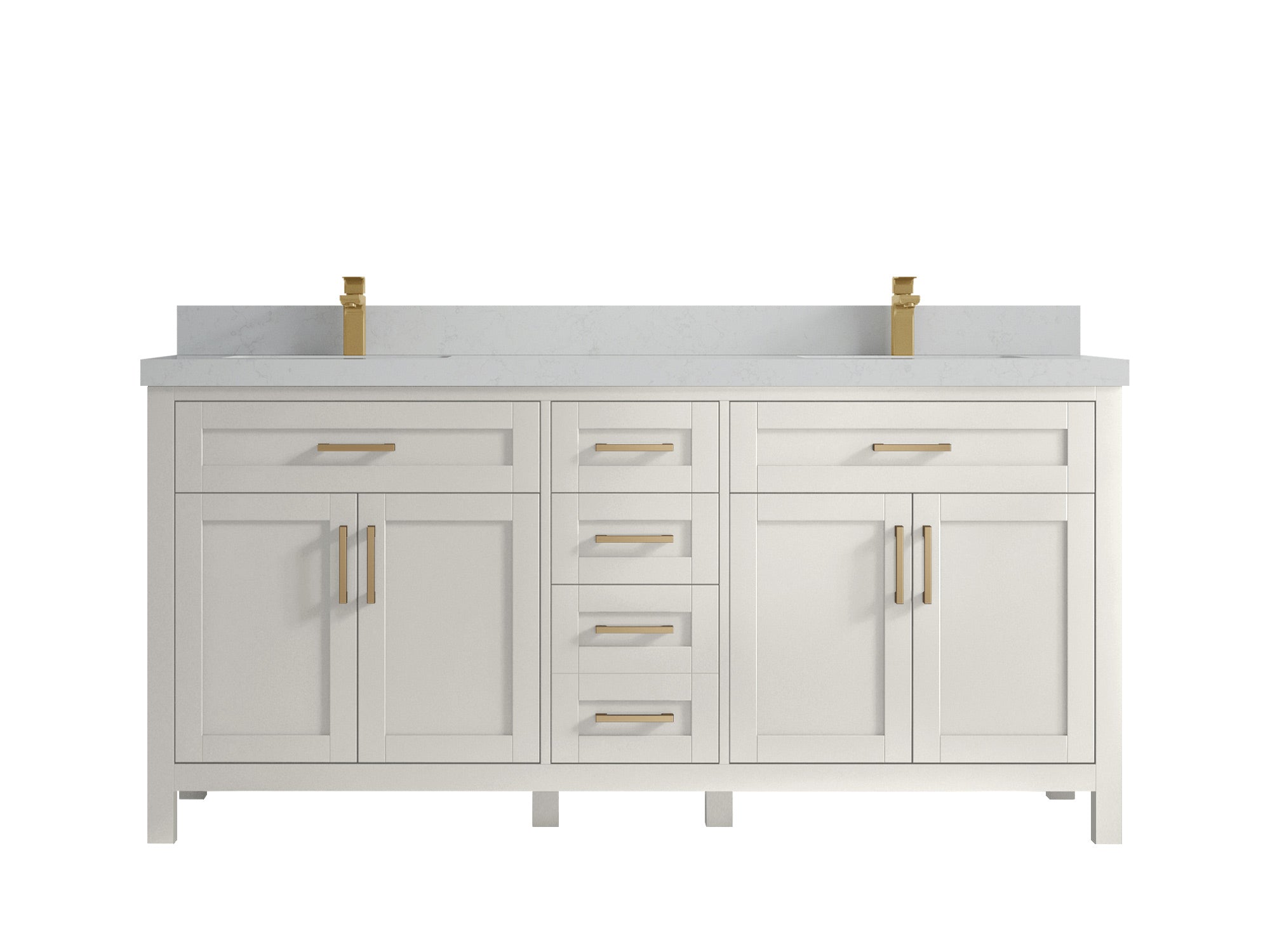 Cambridge 72 in. W x 22 in. D Double Sink Bathroom Vanity - Willow Bath and Vanity