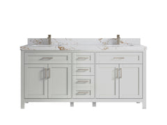 Cambridge 72 in. W x 22 in. D Double Sink Bathroom Vanity - photo 36