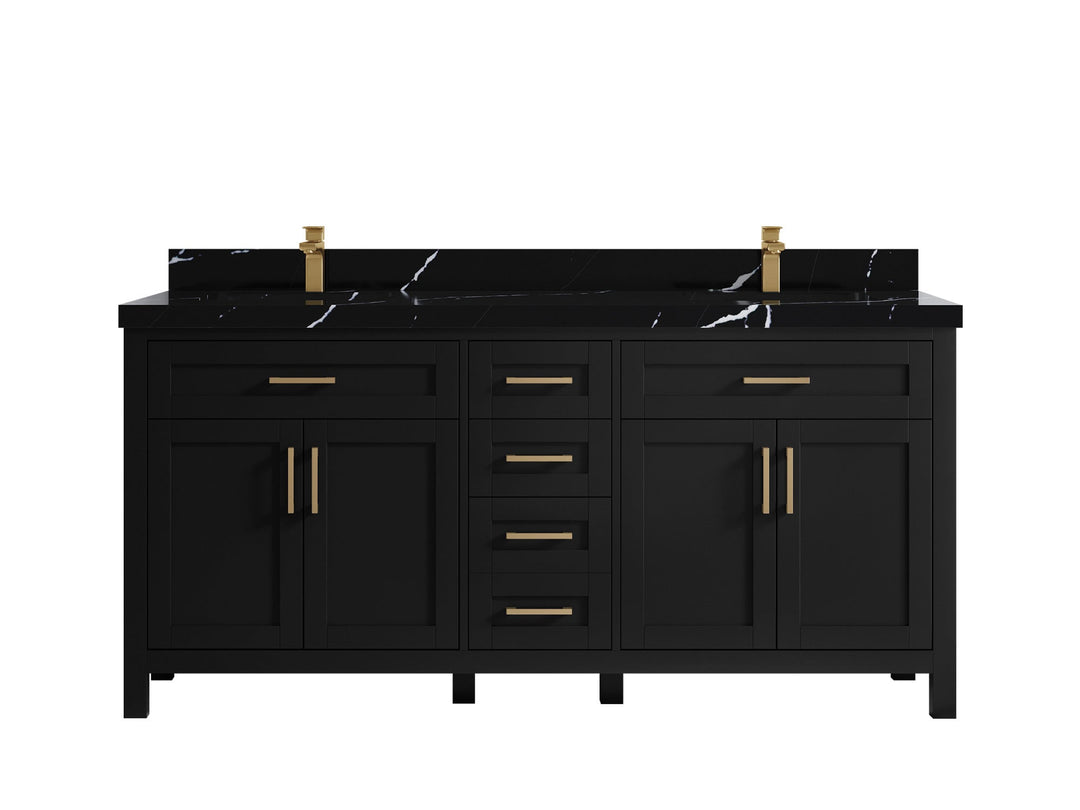 Cambridge 72 in. W x 22 in. D Double Sink Bathroom Vanity - Willow Bath and Vanity