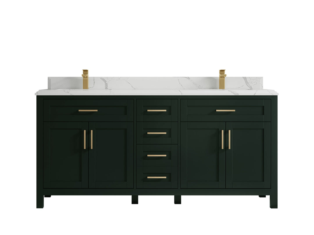Cambridge 72 in. W x 22 in. D Double Sink Bathroom Vanity - Willow Bath and Vanity
