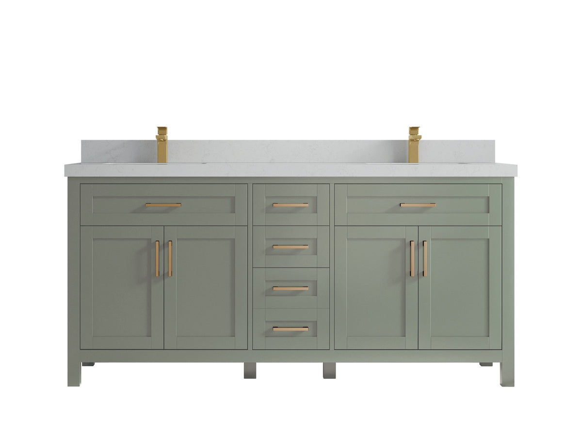 Cambridge 72 in. W x 22 in. D Double Sink Bathroom Vanity - Willow Bath and Vanity
