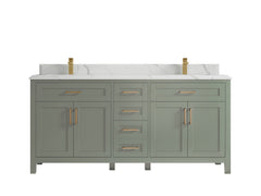 Cambridge 72 in. W x 22 in. D Double Sink Bathroom Vanity - photo 21