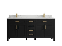 Cambridge 72 in. W x 22 in. D Double Sink Bathroom Vanity - photo 24
